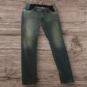 Isabel Maternity by Ingrid & Isabel Straight Leg Blue Jeans